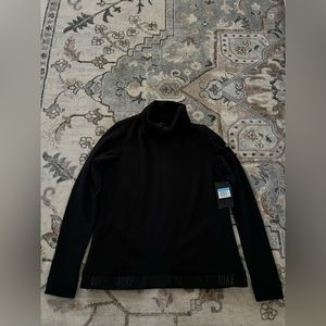 BLACK NIKE TURTLENECK HOODIE